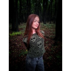 Hot Skull Blouse PDF crochet pattern ENG version