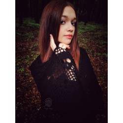 Hot Skull Shawl & Blouse SET