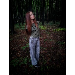 Hot Skull Shawl & Blouse SET