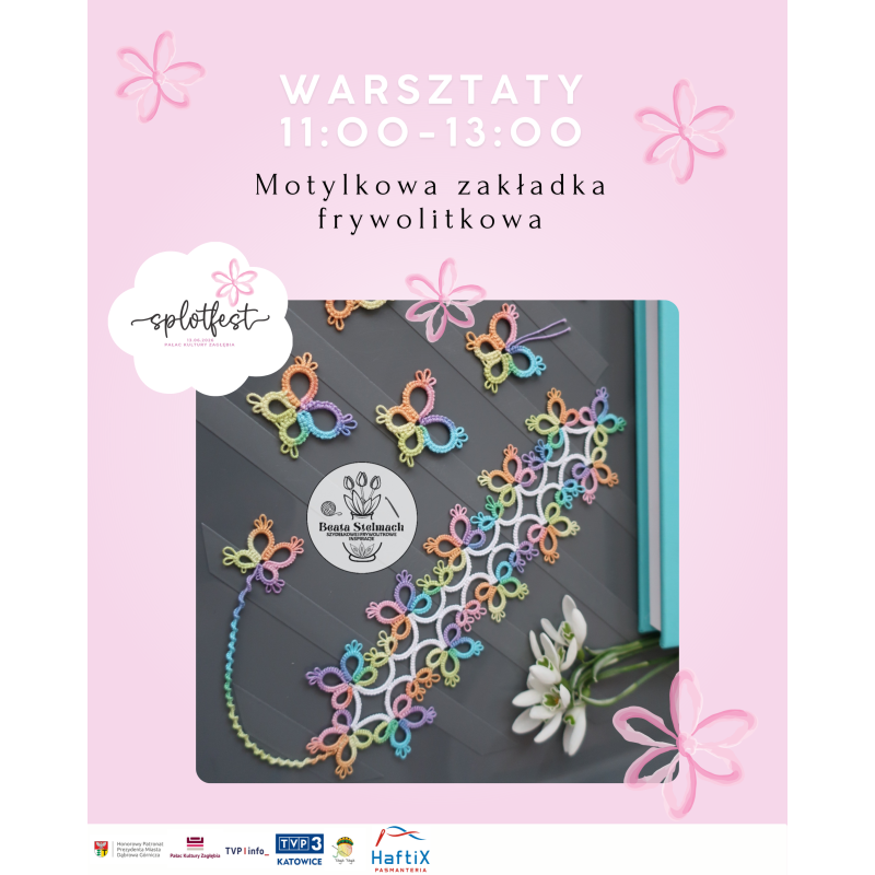 Warsztaty Splotfest "Motylkowa zakładka frywolitkowa"