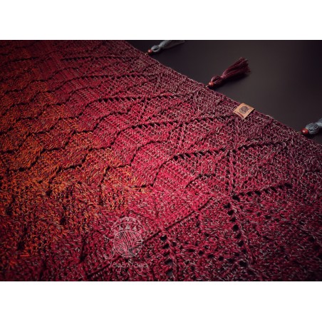 Aztec Shawl crochet chart