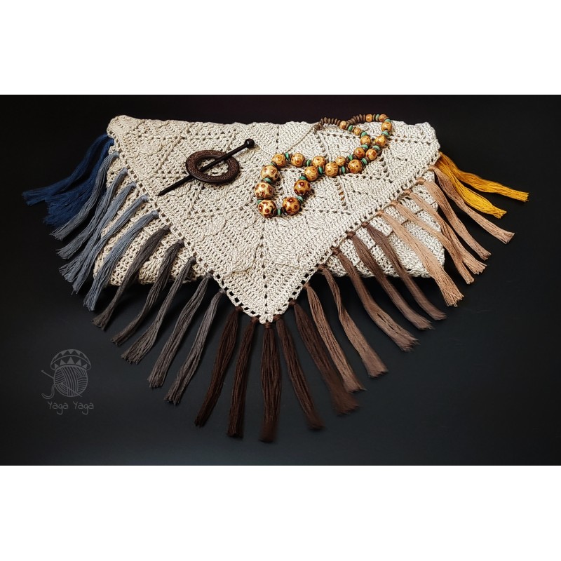 Aztec Shawl wzór szydełkowy