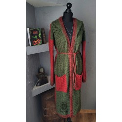 Forest Jump Wzór szydełkowy na kardigan