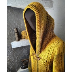 Forest Jump Wzór szydełkowy na kardigan