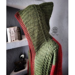 Forest Jump Wzór szydełkowy na kardigan