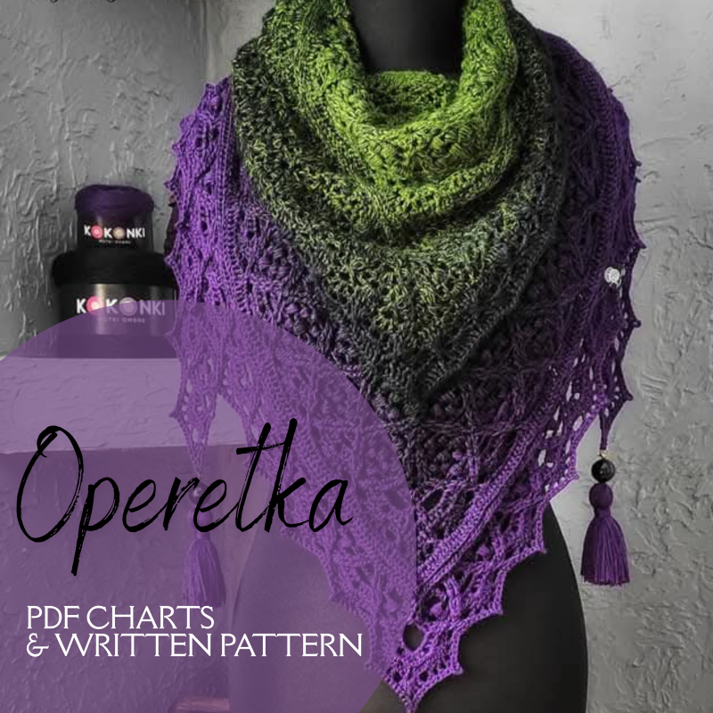 Operetka wzór szydełkowy
