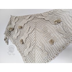 Bunny wzór na chustę szydełkową w formie PDF