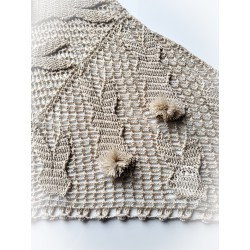 Bunny wzór na chustę szydełkową w formie PDF