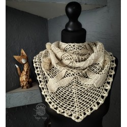 Bunny wzór na chustę szydełkową w formie PDF