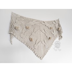 Bunny wzór na chustę szydełkową w formie PDF